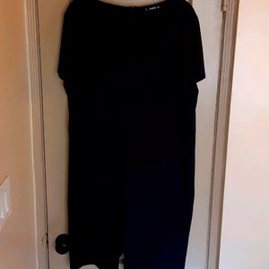 WOMEN'S PLUS SIZE ROMPER JUMPER SHORTS BLACK